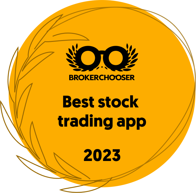 Oceněn jako Nejlepší broker pro obchodování s akciemi 2018, 2021, 2022 & 2023 (Broker Chooser)